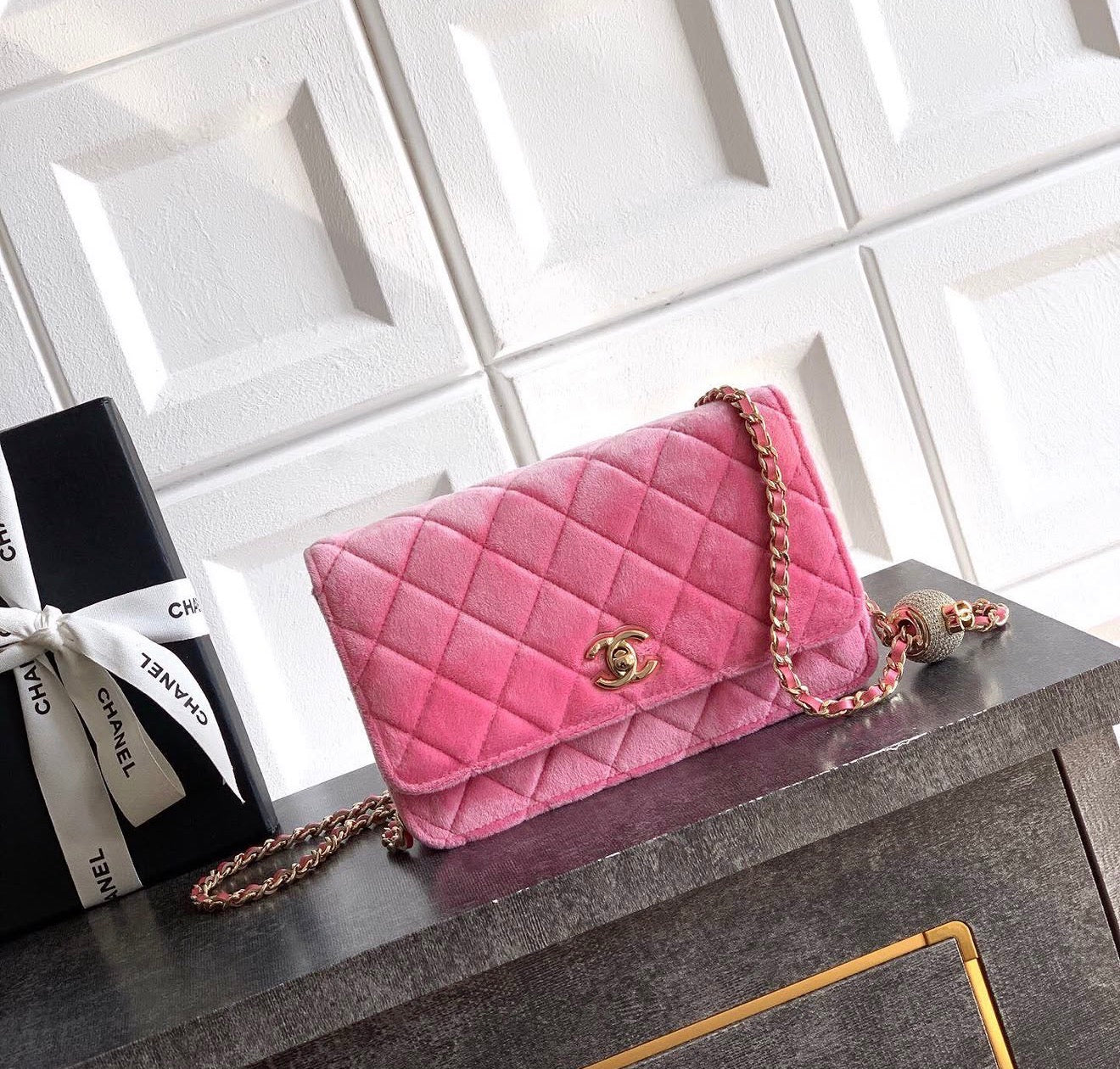 CC WOC - Real Leather Crossbody Bag with Full Packaging