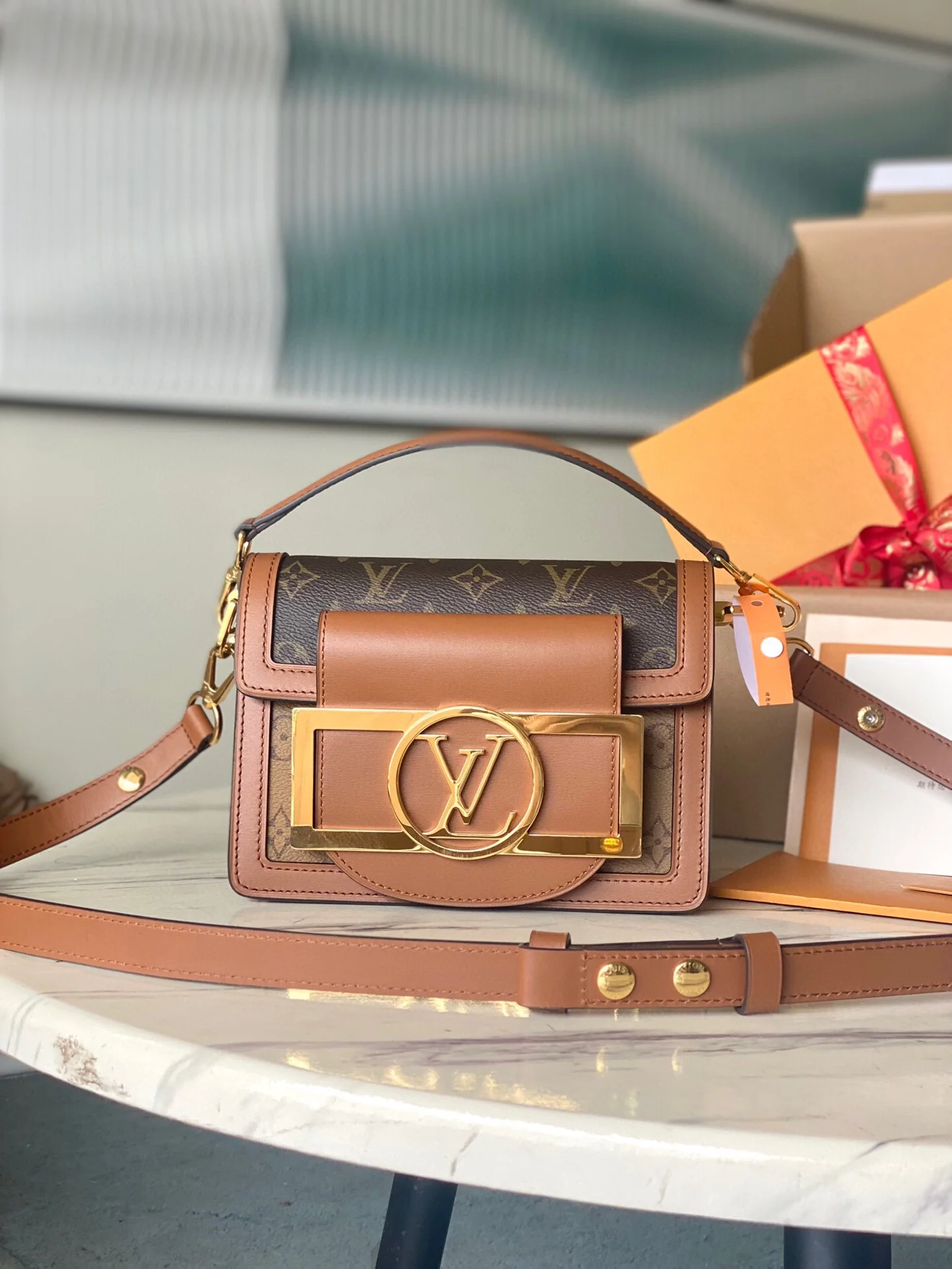 LV Reverse Monogram Canvas Bag - Iconic Logo Pattern for Everyday Style